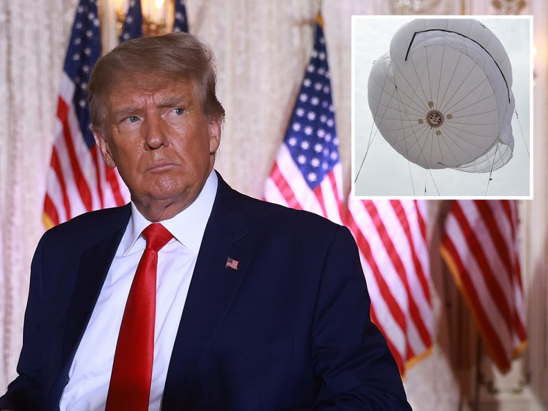 Donald Trump and Surveillance Balloon