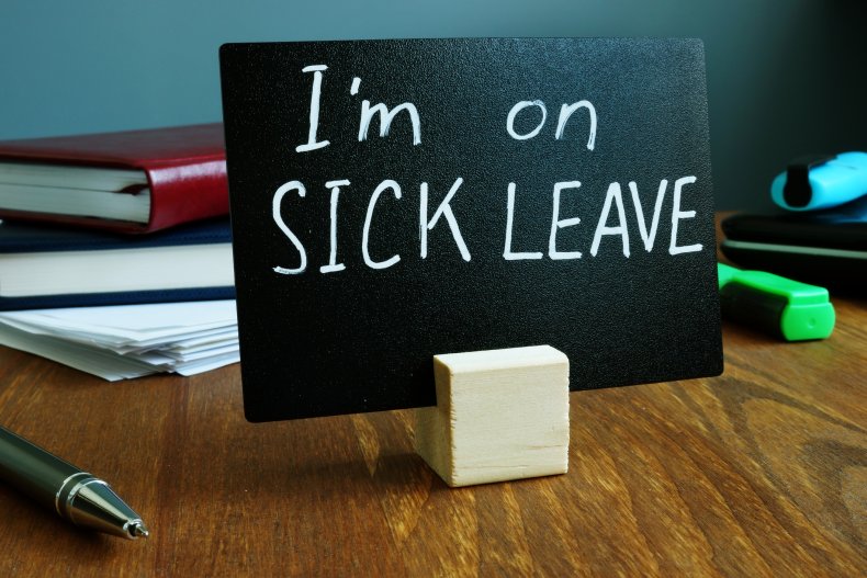 Sick leave sign