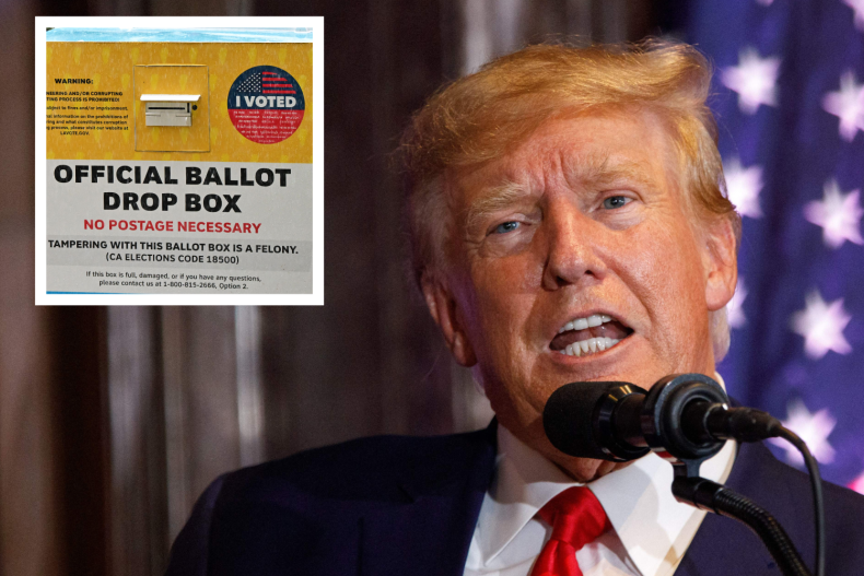 Donald Trump Election GOP Republicans Drop Box