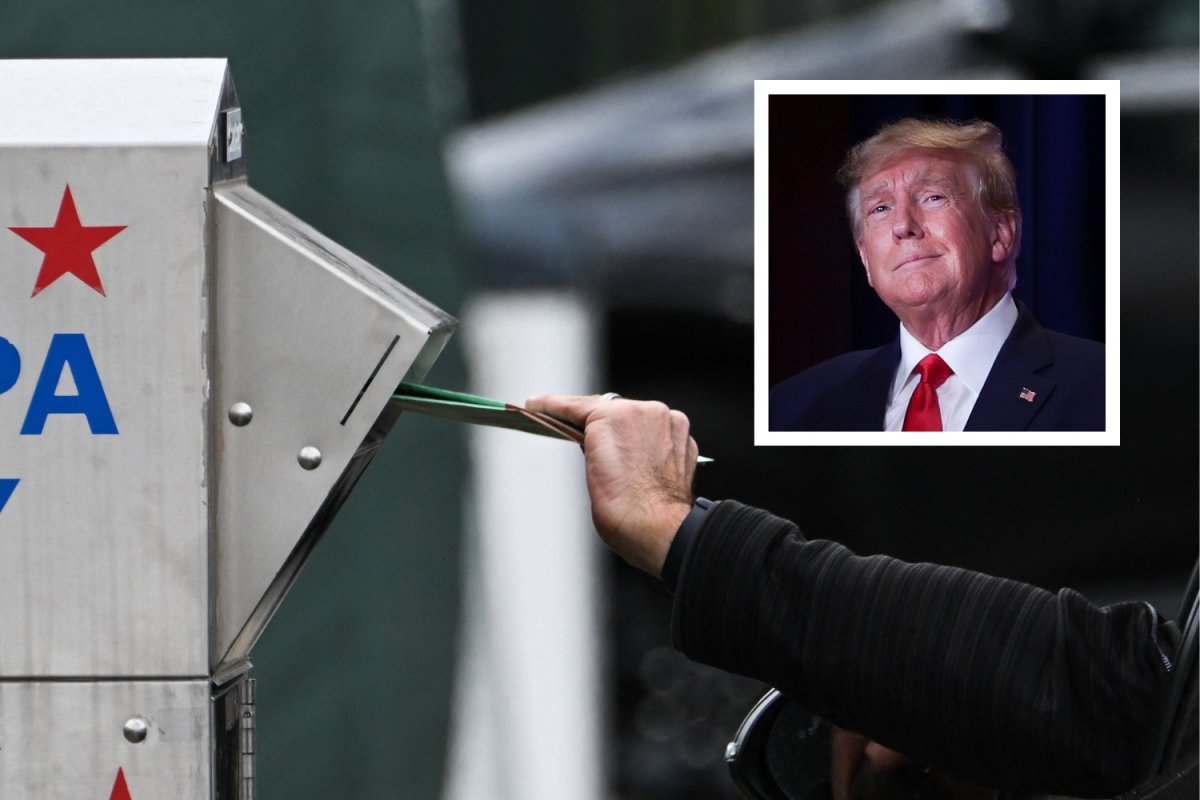 Donald Trump support ballot boxes