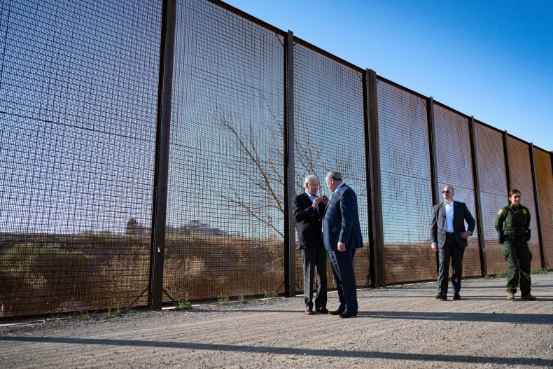 Joe, Biden, visits, US, Mexico, border, Texas