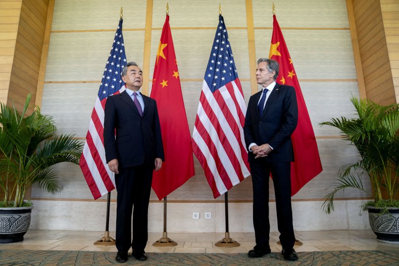 Blinken and Chinese Counterpart