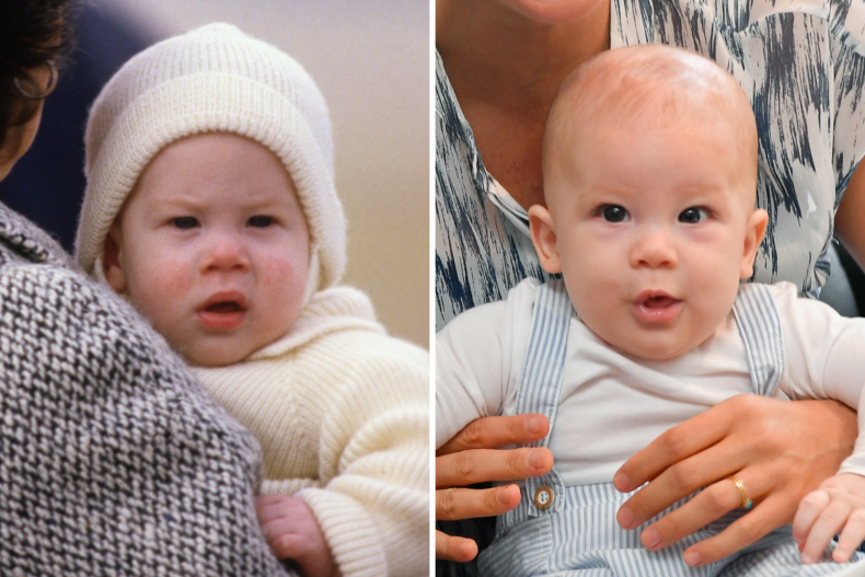 Prince Harry and Archie Mountbatten Windsor