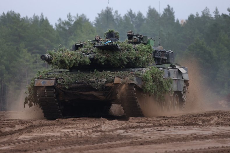 Leopard 2A6 tank