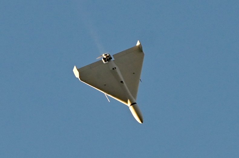 Shahed Drone Above Kyiv