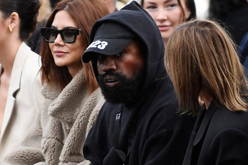 Kanye West at Paris Fashion Week