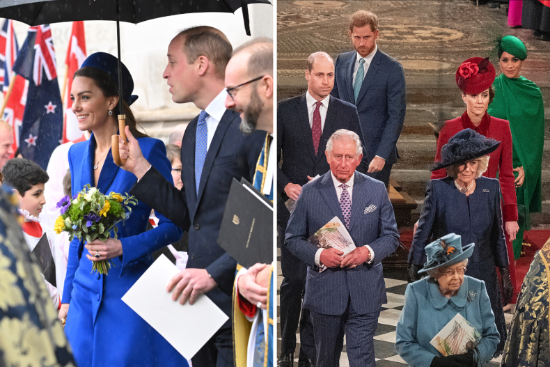 Royal Family Commonwealth Day Service