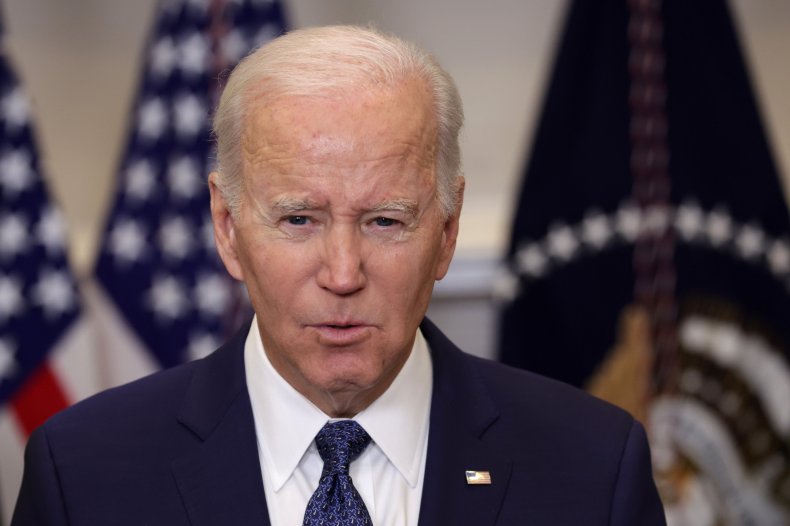 Joe Biden Speaks in the Roosevelt Room