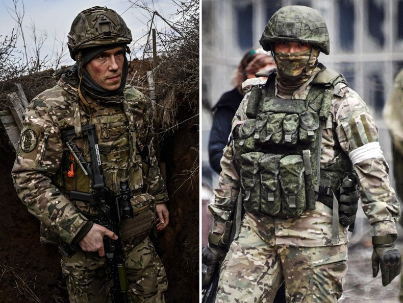 Comp, Ukraine and Russian Soldiers 