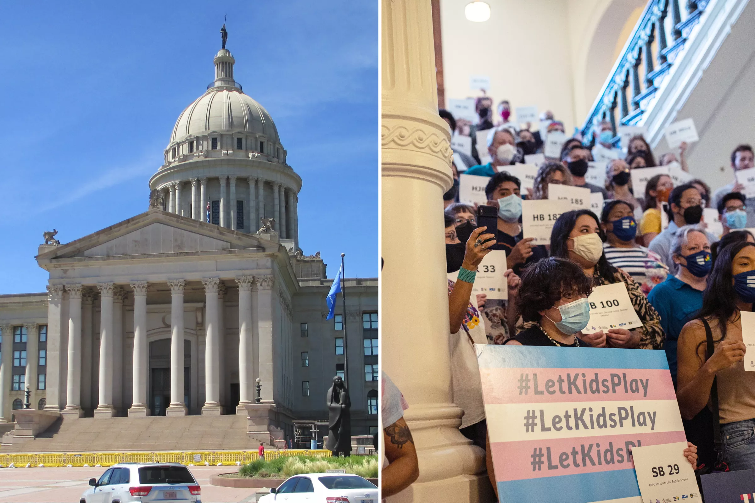 Trans Rights Protesters Occupying Oklahoma Capitol Building Sparks Debate - Vimarsana News