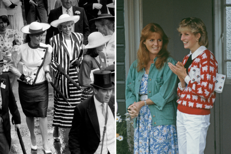 Princess Diana and Sarah "Fergie" Ferguson