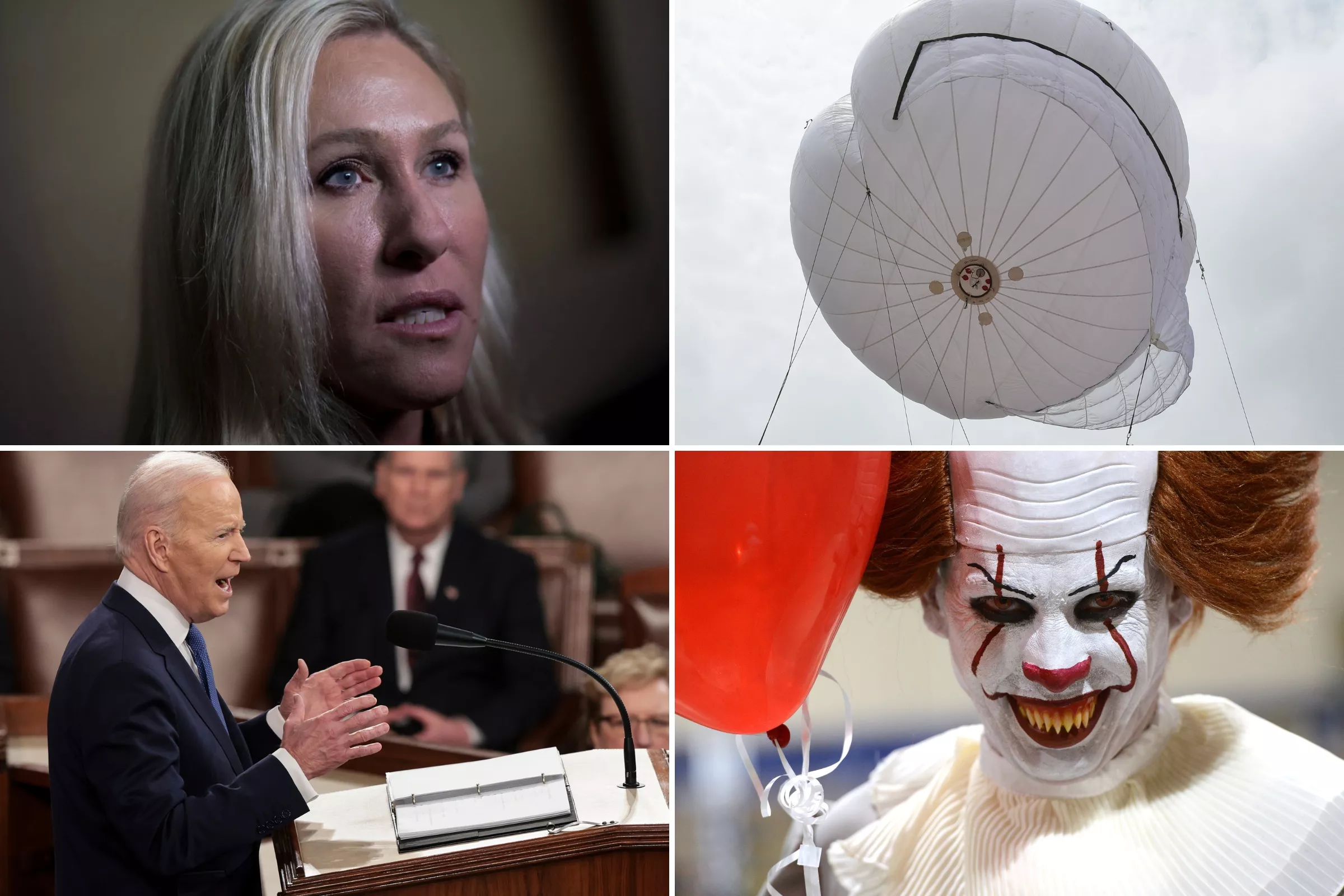 Marjorie Taylor Greene Compared to Evil Clown After Biden Balloon Taunt - Vimarsana News