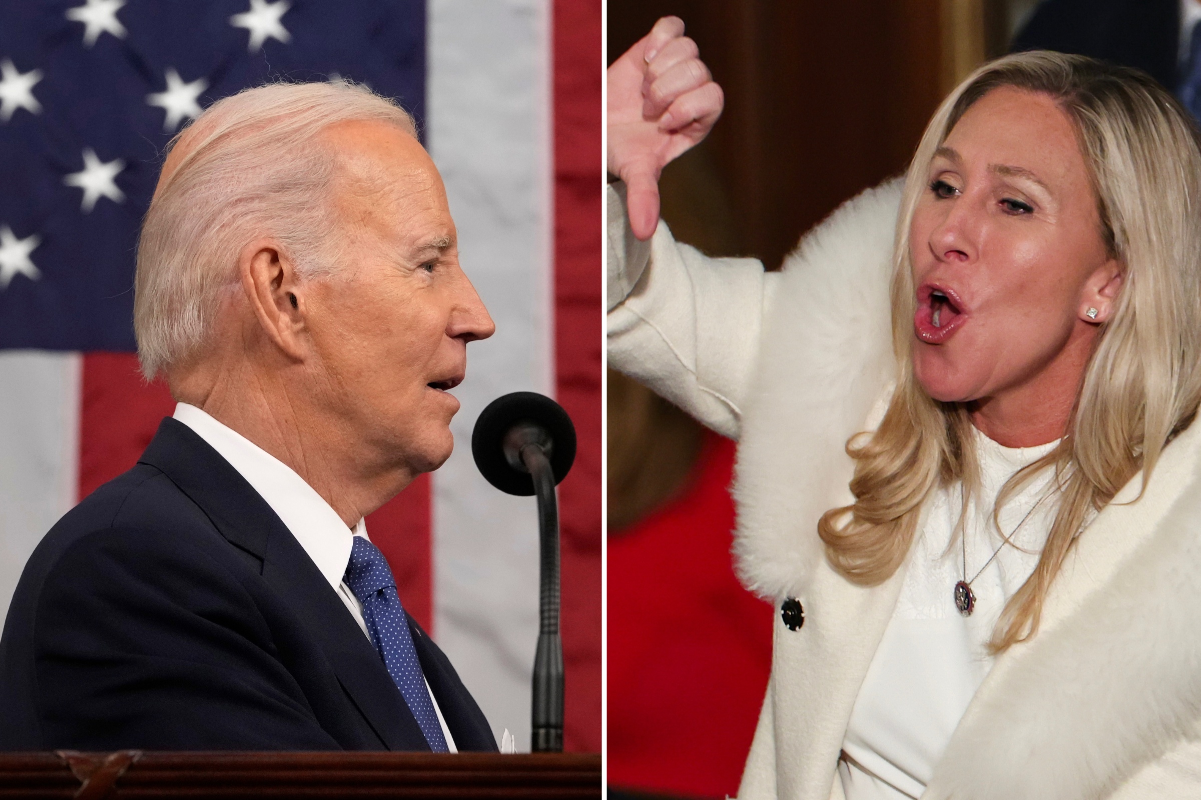 Marjorie Taylor Greene Leads GOP Heckles During Biden's State of the Union