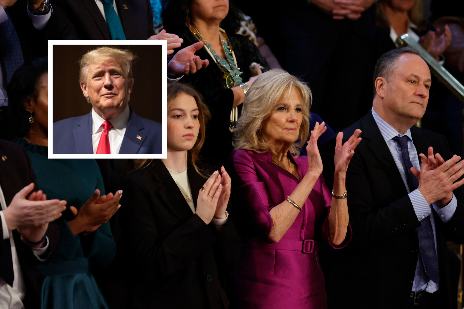 Donald Trump Says Jill Biden 'Looking Lovely' During State of the Union