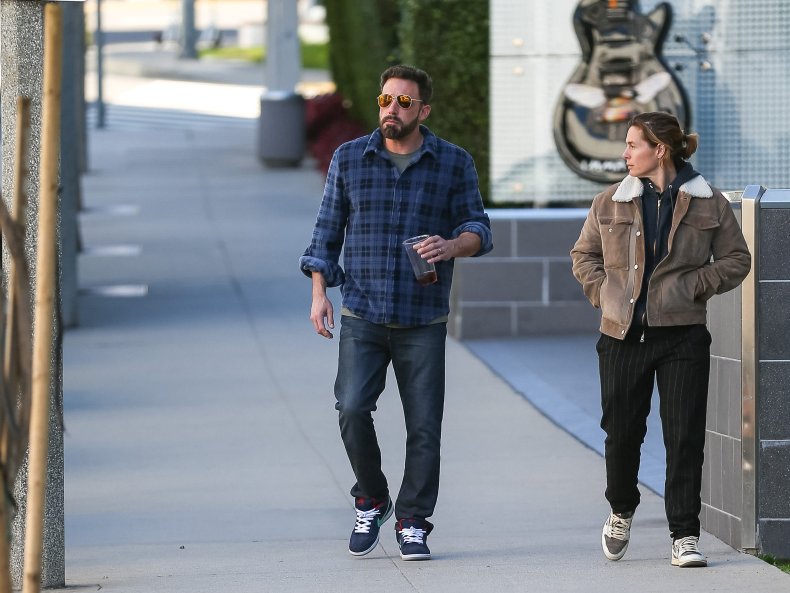 Ben Affleck walking in LA
