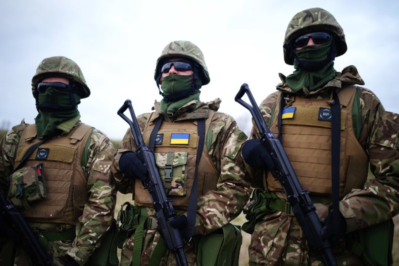 Ukraine Soldiers Training In UK