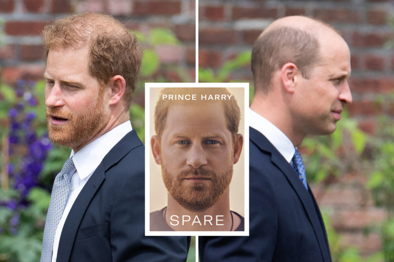Prince Harry and Prince William "Spare" Book