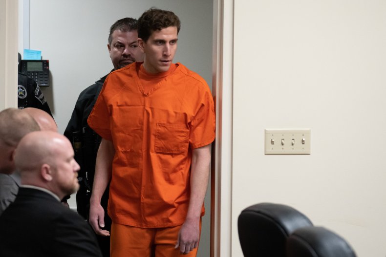 Bryan Kohberger, right, appears at a hearing