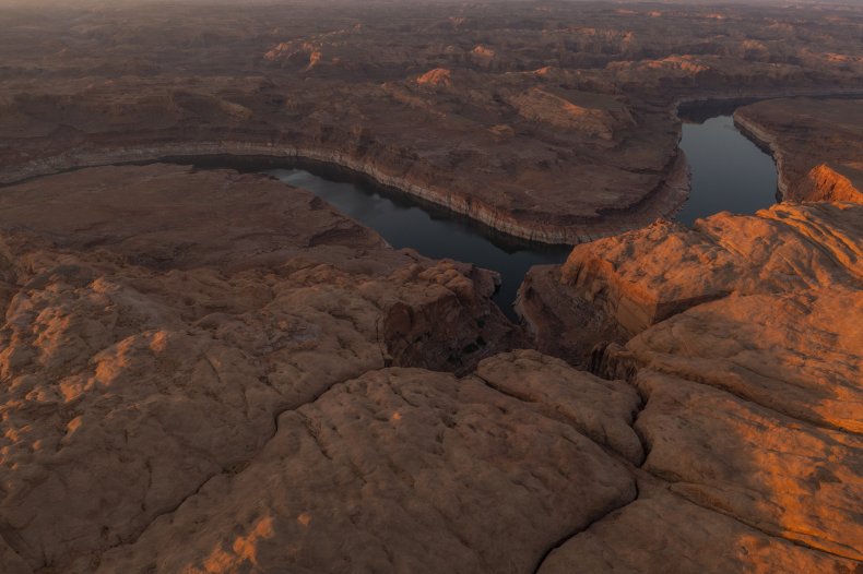 Lake Powell affected by drought