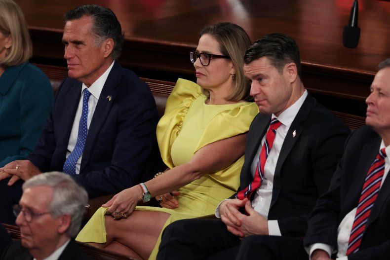 Krysten Sinema, Mitt Romney, Todd Young