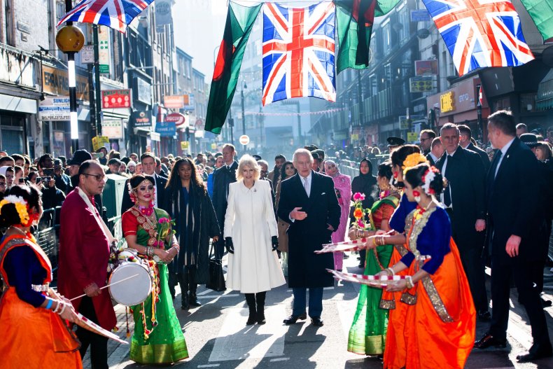 King Charles, Queen Camilla in Brick Lane