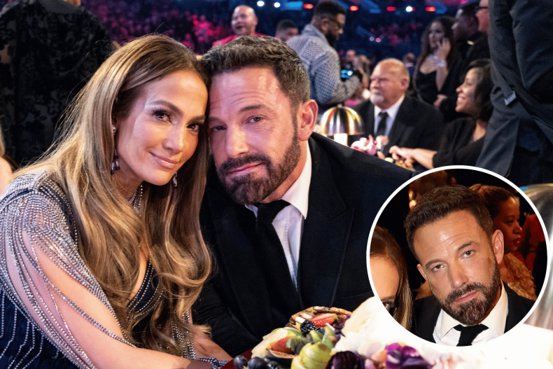 Ben Affleck and Jennifer Lopez at Grammys