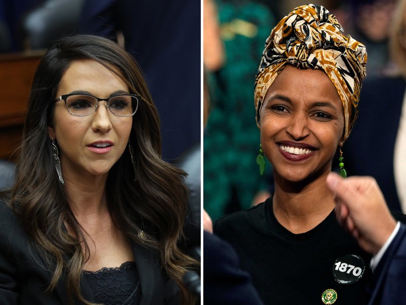Compiste Lauren Boebert and Ilhan Omar