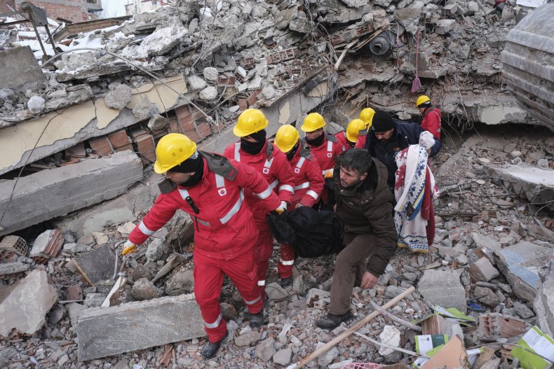 Rescue operation after Turkey earthquake