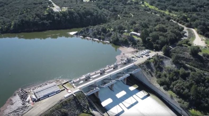 Lake Cachuma overflows