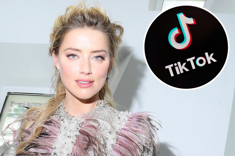 Amber Heard dancing TikTok video goes viral