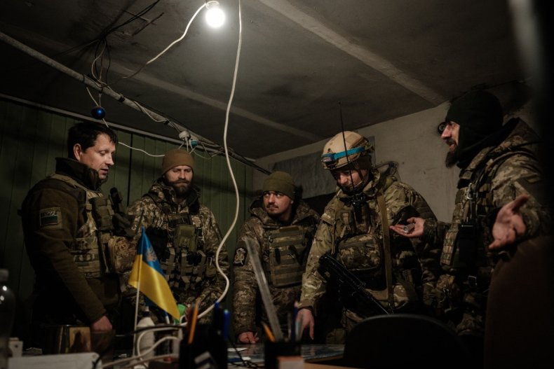Ukrainian Soldiers In Bakhmut
