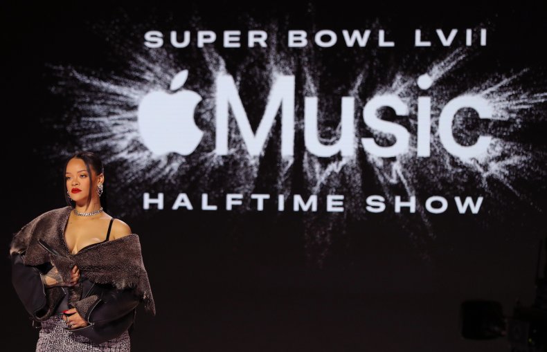 Rihanna at Super Bowl preview event