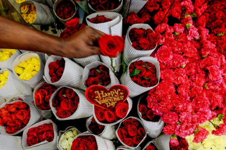 Valentine's Day roses