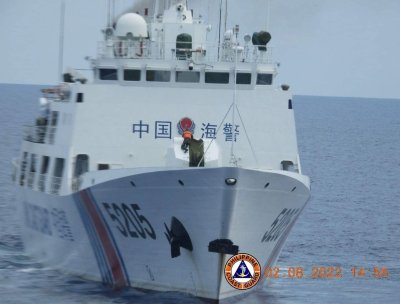 China Ship Directs Laser At Philippine Boat