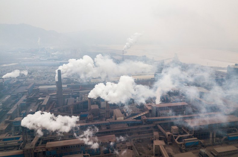China factory emissions pollution