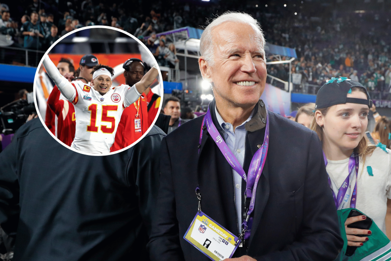 Joe Biden and Kansas City Chiefs