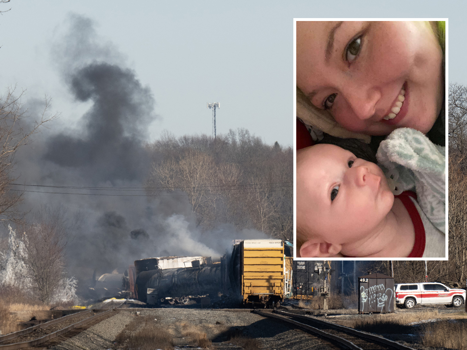 East Palestine Couple Suffering From 'Burning Eyes' After Ohio Toxic Spill