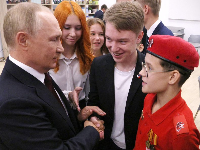  Vladimir Putin and Students 