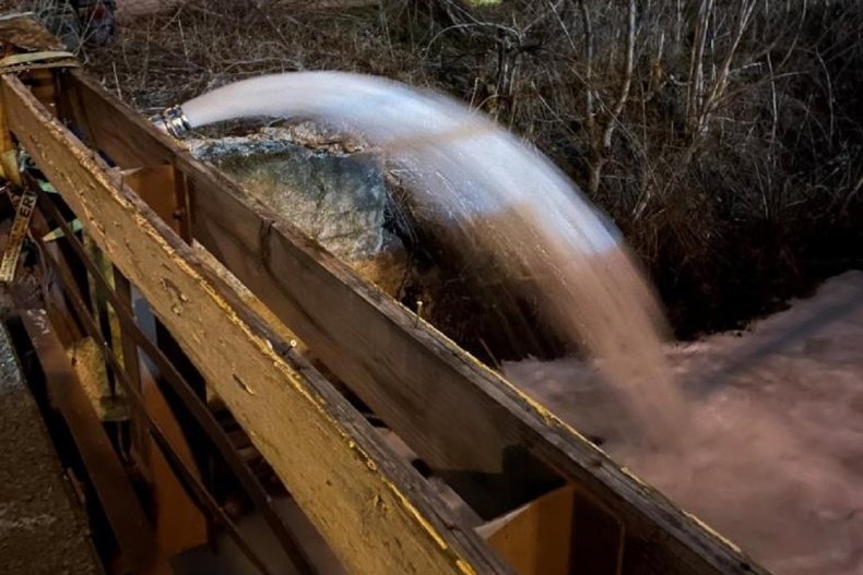 Water aeriation Sulphur Run