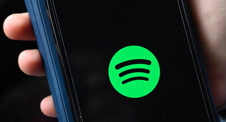The company logo of Swedish music streaming