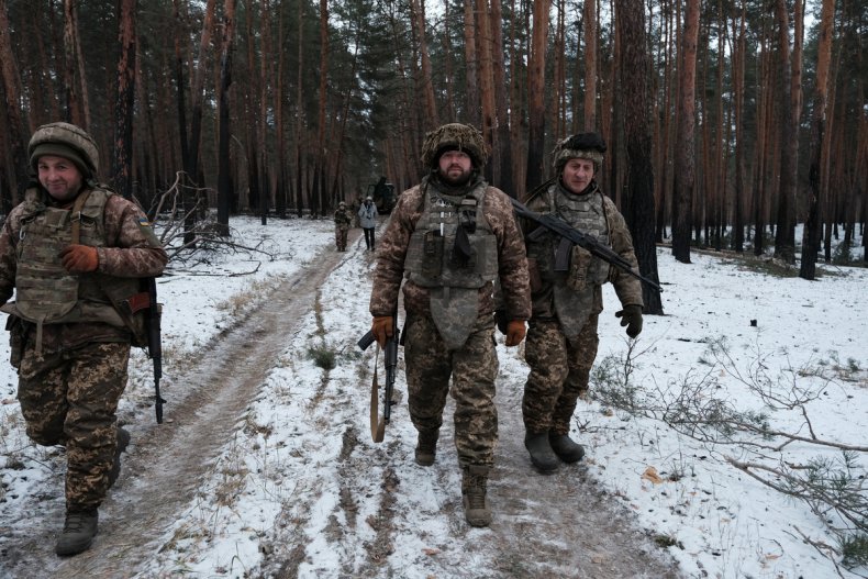 Ukrainian Soldiers in Luhansk