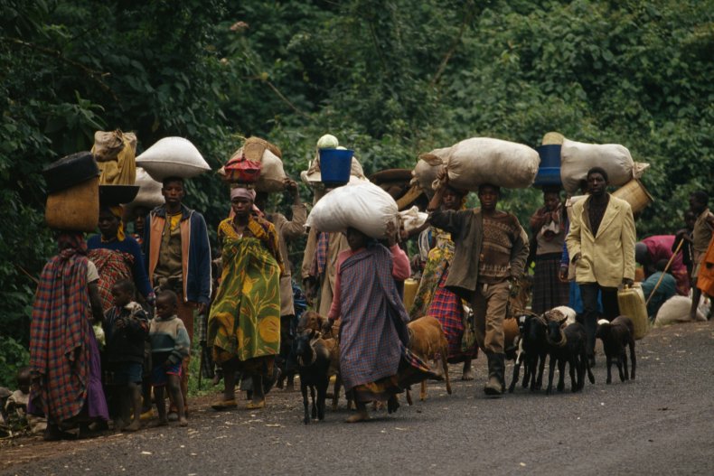 Refugees in Rwanda, 1994 