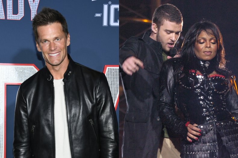 Tom Brady and Janet Jackson wardrobe malfunction