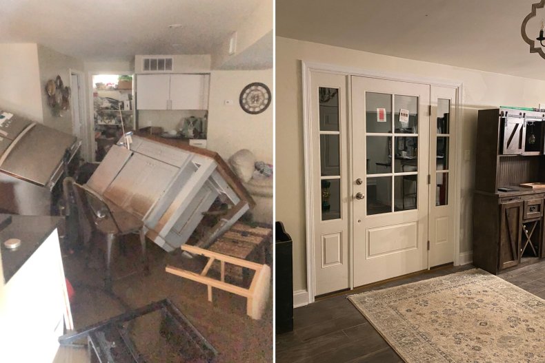 Jared Bilski's home repaired