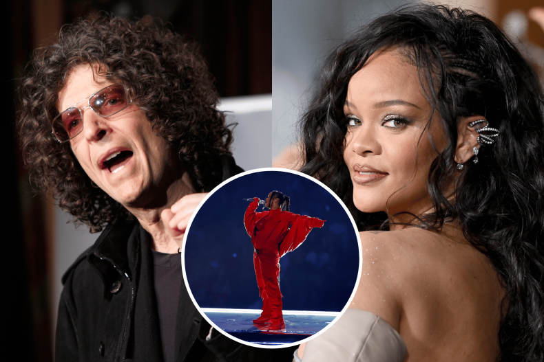 Howard Stern and Rihanna