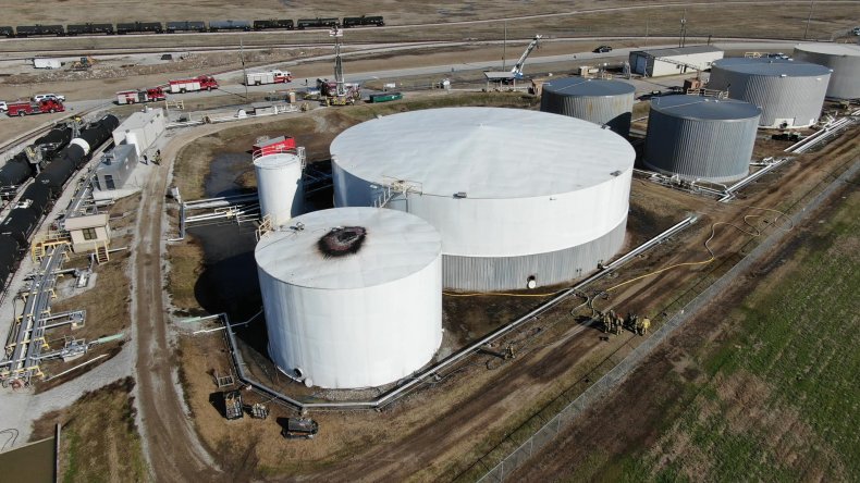Catoosa tanker fire Oklahoma