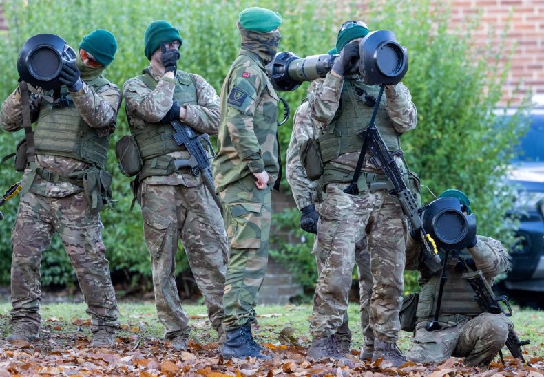 Ukraine troops train with British soldiers UK