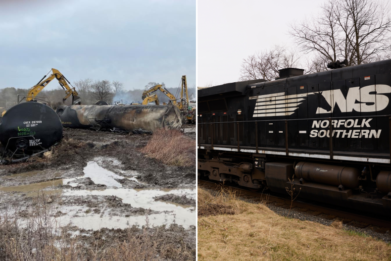 Norfolk Southern Ohio train derailment