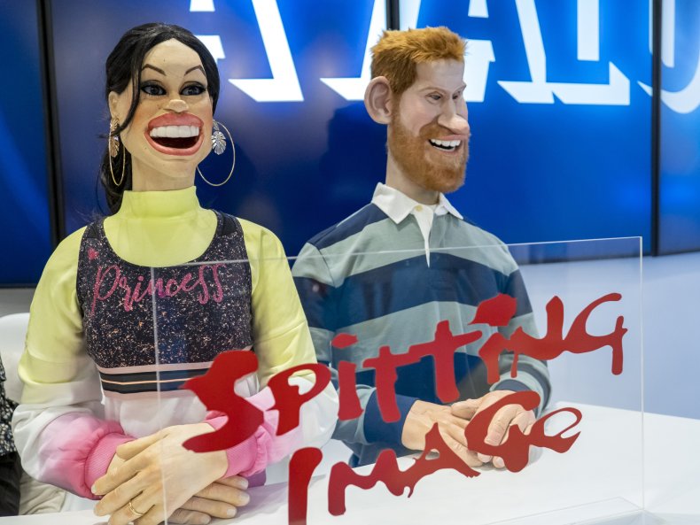 Prince Harry and Meghan Markle "Spitting Image"