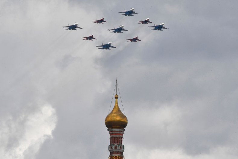 Russian sortie over the Kremlin
